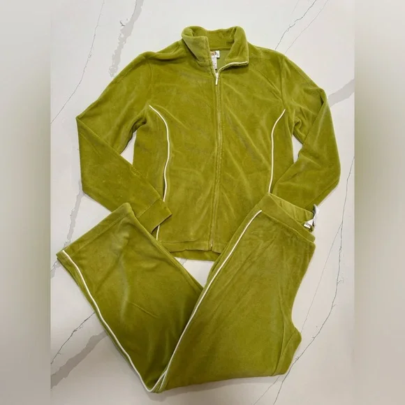 Talbots Lime Green lounge set - Picture 1 of 4